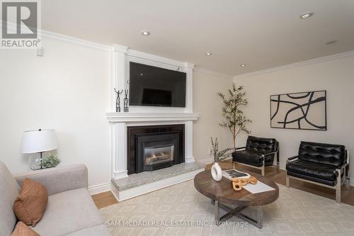 74 Pearce Drive, Ajax, ON - Indoor Photo Showing Living Room With Fireplace