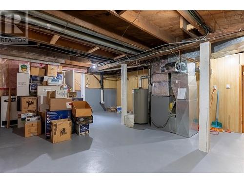 storage - 702 Brink Street, Ashcroft, BC - Indoor Photo Showing Basement