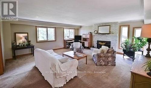 4282 Vivian Road, Whitchurch-Stouffville, ON - Indoor Photo Showing Living Room With Fireplace