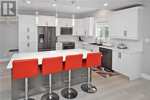 117 Hazelton Dr, Sudbury, ON - Indoor Photo Showing Kitchen With Upgraded Kitchen