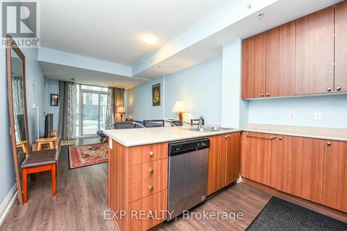 208 - 65 Yorkland Boulevard, Brampton, ON - Indoor Photo Showing Kitchen With Double Sink