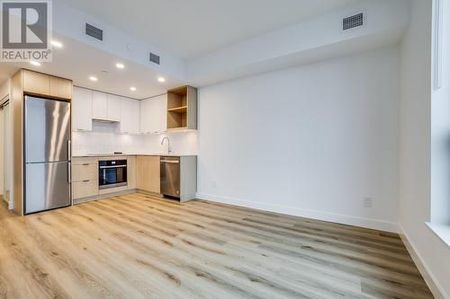 1488 Bertram Street Unit# 1603, Kelowna, BC - Indoor Photo Showing Kitchen With Stainless Steel Kitchen