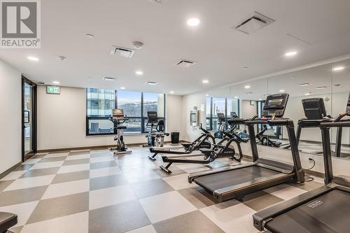 1488 Bertram Street Unit# 1603, Kelowna, BC - Indoor Photo Showing Gym Room