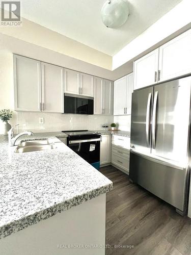 113 - 1577 Rose Way, Milton, ON - Indoor Photo Showing Kitchen With Double Sink With Upgraded Kitchen