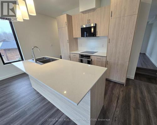 33 Rainwater Lane, Barrie, ON - Indoor Photo Showing Kitchen With Double Sink