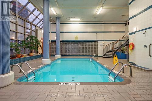 1408 - 25 Fairview Road W, Mississauga, ON - Indoor Photo Showing Other Room With In Ground Pool