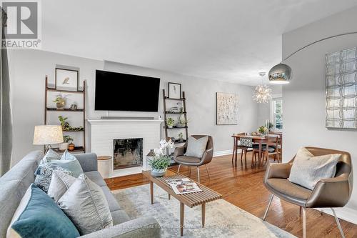 24 Arch Road, Mississauga, ON - Indoor Photo Showing Living Room With Fireplace