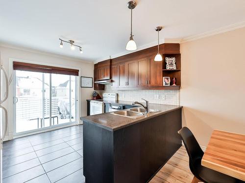 Cuisine - 56 Rue De L'Envol, Sainte-Anne-Des-Plaines, QC - Indoor Photo Showing Kitchen With Double Sink