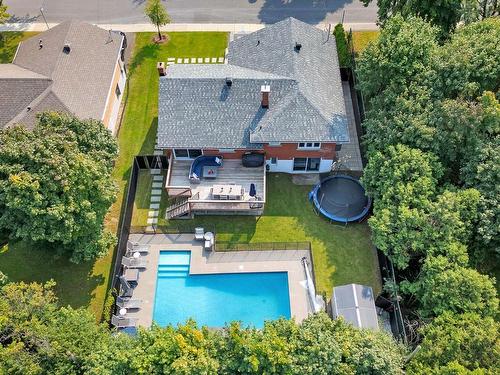 Aerial photo - 2535 Rue Badeaux, Montréal (Saint-Laurent), QC - Outdoor With In Ground Pool With View