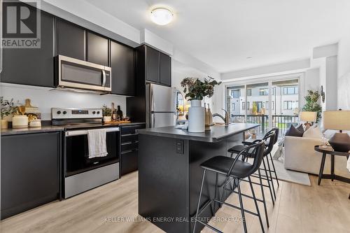 302 - 160 Densmore Road, Cobourg, ON - Indoor Photo Showing Kitchen With Stainless Steel Kitchen With Upgraded Kitchen