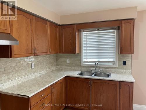 201 Zia Dodda Crescent, Brampton, ON - Indoor Photo Showing Kitchen With Double Sink