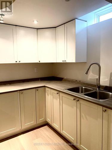 Basment - 82 Edward Jeffreys Avenue, Markham, ON - Indoor Photo Showing Kitchen With Double Sink