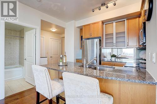 2109 - 18 Yorkville Avenue, Toronto, ON - Indoor Photo Showing Kitchen With Double Sink