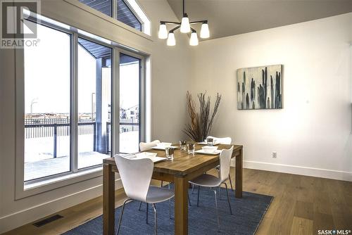 323 Woolf Bay, Saskatoon, SK - Indoor Photo Showing Dining Room