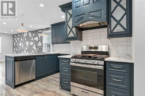 Upper - 54 Craigmiller Avenue, Hamilton, ON - Indoor Photo Showing Kitchen With Upgraded Kitchen