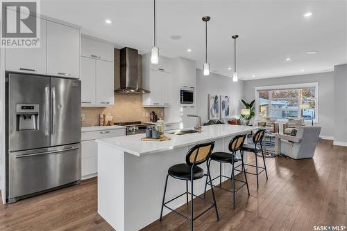 1110 14Th Street E, Saskatoon, SK - Indoor Photo Showing Kitchen With Upgraded Kitchen