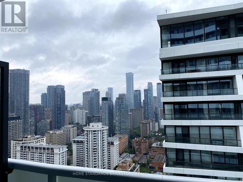 3607 - 403 Church Street, Toronto, ON - Outdoor With Balcony With Facade