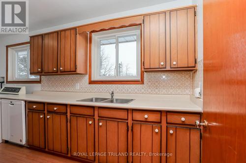 220 Ross Avenue, Thames Centre (Dorchester), ON - Indoor Photo Showing Kitchen With Double Sink