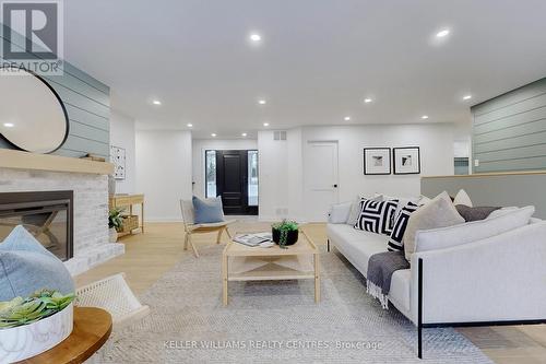 18324 Highway 48 Road, East Gwillimbury, ON - Indoor Photo Showing Living Room With Fireplace