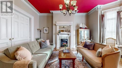 120 Military Road, St. John'S, NL - Indoor Photo Showing Living Room With Fireplace