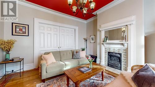 120 Military Road, St. John'S, NL - Indoor Photo Showing Living Room With Fireplace