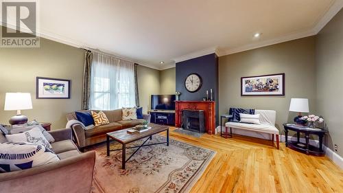 120 Military Road, St. John'S, NL - Indoor Photo Showing Living Room With Fireplace