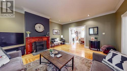 120 Military Road, St. John'S, NL - Indoor Photo Showing Living Room With Fireplace