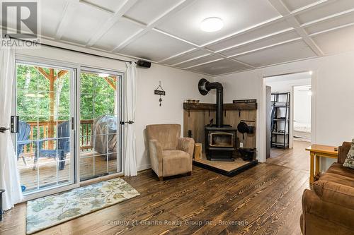 19 Highbush Road, Hastings Highlands, ON - Indoor With Fireplace