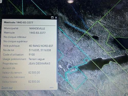 Terre/Terrain - 1Z Ch. Du Petit-Lac-Long, Mandeville, QC 