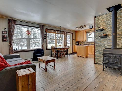 Vue - 40 Ch. Des Érables, Saint-Michel-Des-Saints, QC - Indoor Photo Showing Living Room With Fireplace