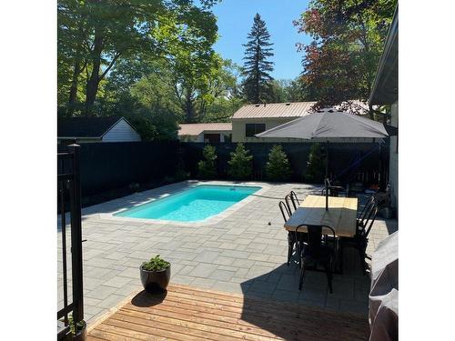 Terrasse - 264 Rue Edgewood, Rosemère, QC - Outdoor With In Ground Pool With Deck Patio Veranda