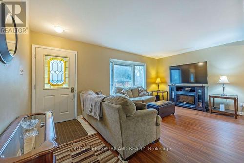 34 Strathcona Drive, London, ON - Indoor Photo Showing Living Room With Fireplace