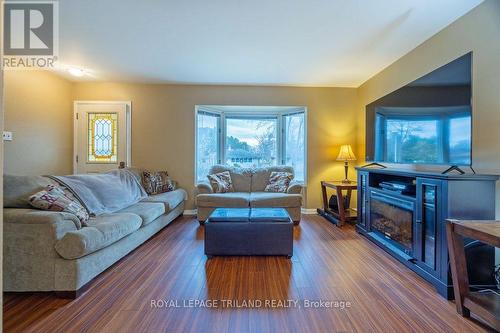 34 Strathcona Drive, London, ON - Indoor Photo Showing Living Room With Fireplace