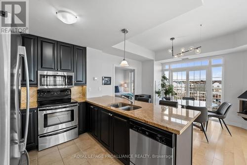 404 - 125 Third Street, Cobourg, ON - Indoor Photo Showing Kitchen With Double Sink With Upgraded Kitchen