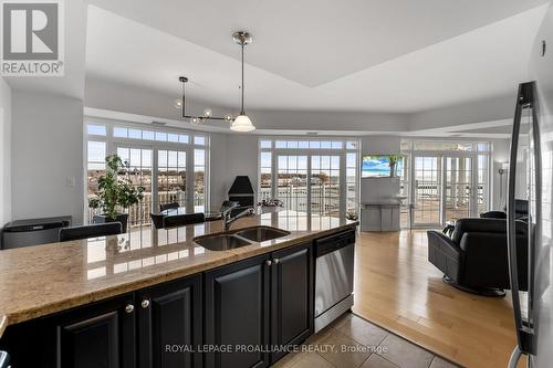 404 - 125 Third Street, Cobourg, ON - Indoor Photo Showing Kitchen With Double Sink