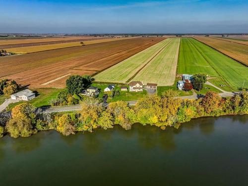 Photo aÃ©rienne - 1328 Ch. Du Rivage, Saint-Antoine-Sur-Richelieu, QC - Outdoor With Body Of Water With View