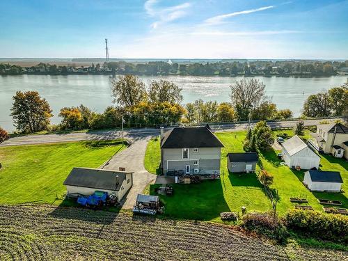 Photo aÃ©rienne - 1328 Ch. Du Rivage, Saint-Antoine-Sur-Richelieu, QC - Outdoor With Body Of Water With View