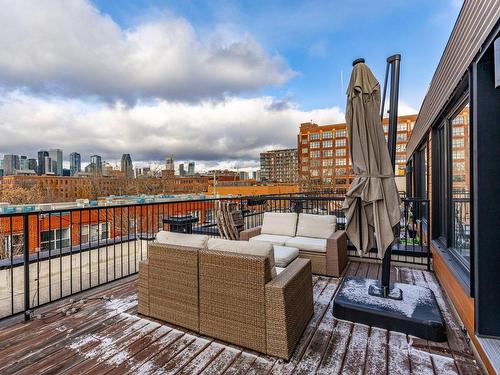 Patio - 401-1964 Rue Augustin-Cantin, Montréal (Le Sud-Ouest), QC - Outdoor With Deck Patio Veranda With Exterior