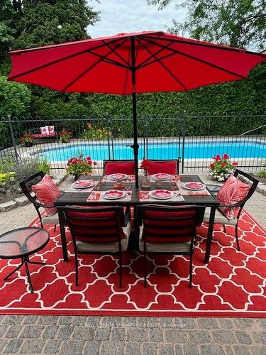 23 Shamokin Dr, Toronto, ON - Outdoor With In Ground Pool