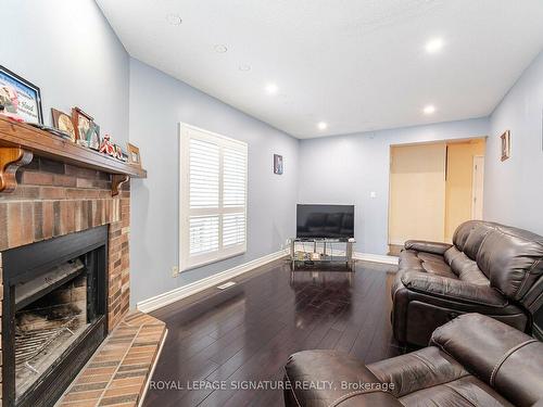 991 Rambleberry Ave, Pickering, ON - Indoor Photo Showing Living Room With Fireplace