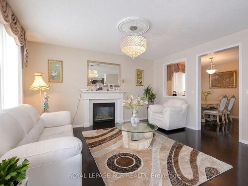 Upper-62 Ferris Lane, New Tecumseth, ON - Indoor Photo Showing Living Room With Fireplace