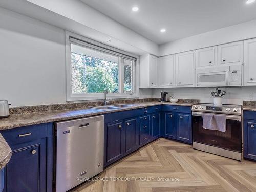 62 Haliburton Ave, Toronto, ON - Indoor Photo Showing Kitchen With Double Sink