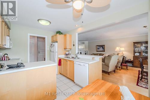 302 - 43 Caroline Street N, Waterloo, ON - Indoor Photo Showing Kitchen With Double Sink