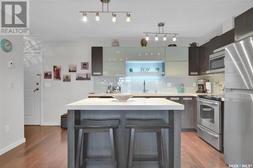 205 1640 Dakota Drive, Regina, SK - Indoor Photo Showing Kitchen With Upgraded Kitchen