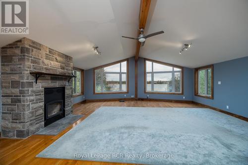 123 Lakeview Road, Grey Highlands, ON - Indoor With Fireplace