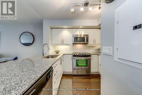 709 - 85 East Liberty Street, Toronto, ON - Indoor Photo Showing Kitchen With Stainless Steel Kitchen With Upgraded Kitchen