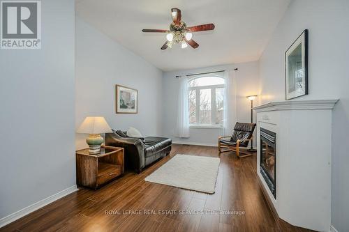 2077 Frontier Drive, Oakville, ON - Indoor Photo Showing Living Room With Fireplace