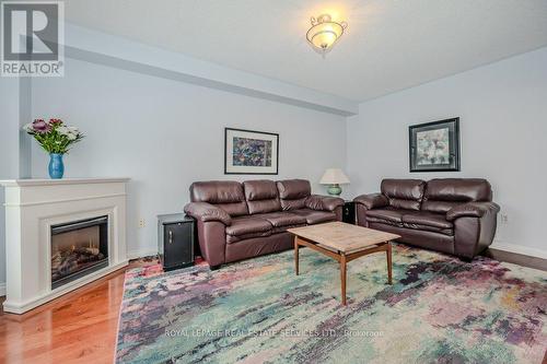 2077 Frontier Drive, Oakville, ON - Indoor Photo Showing Living Room With Fireplace