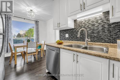 12 - 293 Limeridge Road W, Hamilton, ON - Indoor Photo Showing Kitchen With Double Sink With Upgraded Kitchen