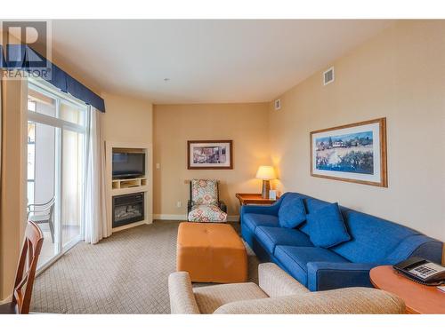 13011 Lakeshore Drive Unit# 238, Summerland, BC - Indoor Photo Showing Living Room With Fireplace